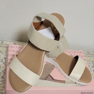 Kensie tan strappy sandal